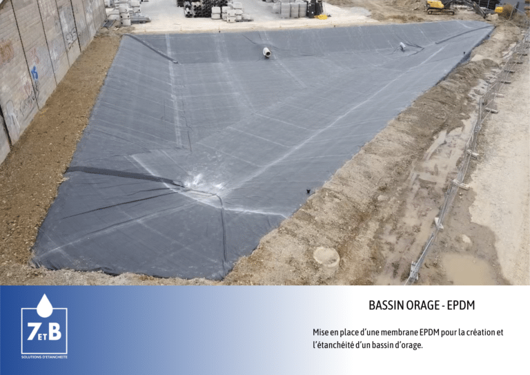 Réalisations industrie bassin d'orage