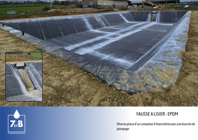 Réalisation agricole fosse à lisier