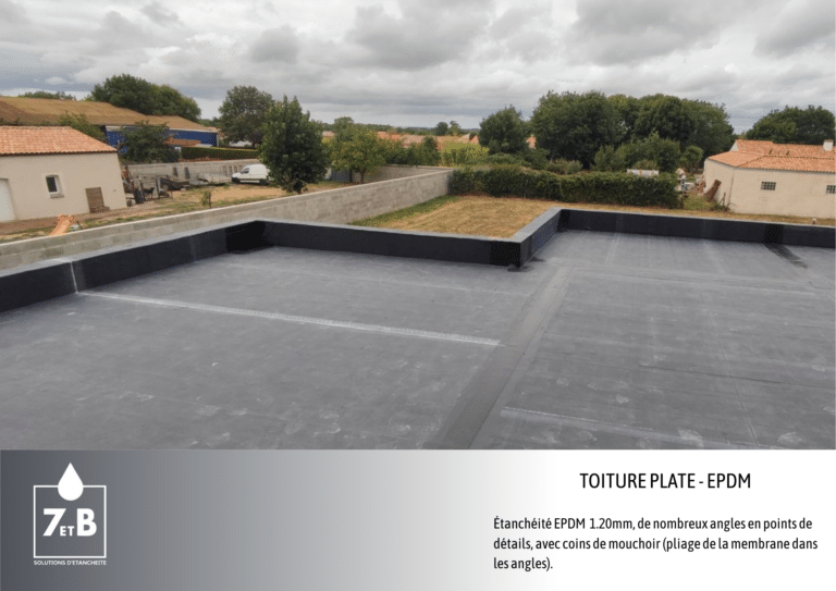 Réalisations Bâtiment et Toiture étanchéité epdm résidentielle